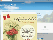 Tablet Screenshot of justislamicworld.blogspot.com