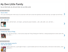 Tablet Screenshot of myownlittlefamily.blogspot.com