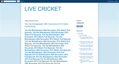 Desktop Screenshot of livecricket-ontv.blogspot.com