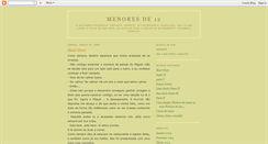 Desktop Screenshot of menoresdedoze.blogspot.com