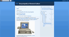 Desktop Screenshot of encyclopediageneral.blogspot.com