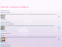 Tablet Screenshot of kaartenvanmarcella.blogspot.com