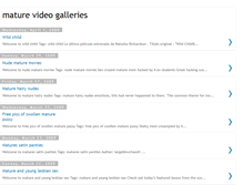 Tablet Screenshot of maturevideocon.blogspot.com