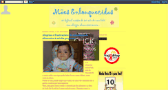 Desktop Screenshot of maesenlouquecidas.blogspot.com