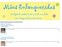 Tablet Screenshot of maesenlouquecidas.blogspot.com