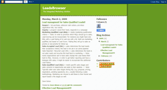 Desktop Screenshot of leadsbrowser.blogspot.com