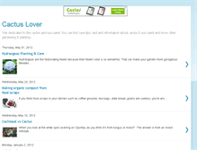 Tablet Screenshot of cactuslover.blogspot.com