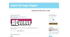 Desktop Screenshot of makethelogobigger.blogspot.com