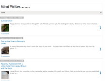 Tablet Screenshot of mimiwrites.blogspot.com