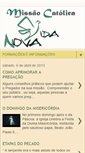 Mobile Screenshot of missaocatolicavidanova.blogspot.com