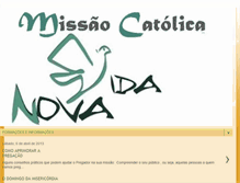 Tablet Screenshot of missaocatolicavidanova.blogspot.com