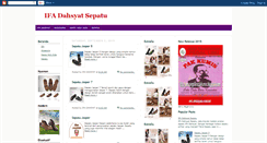 Desktop Screenshot of ifadahsyat-sepatu.blogspot.com