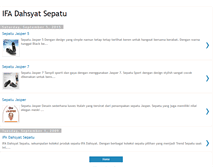 Tablet Screenshot of ifadahsyat-sepatu.blogspot.com