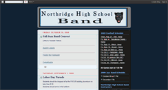 Desktop Screenshot of northridgeband.blogspot.com