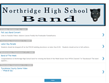 Tablet Screenshot of northridgeband.blogspot.com