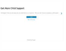 Tablet Screenshot of morechildsupport.blogspot.com