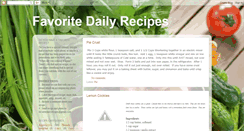 Desktop Screenshot of favoritedailyrecipes.blogspot.com