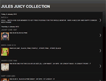 Tablet Screenshot of julescollection.blogspot.com