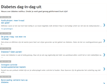 Tablet Screenshot of diabetesnieuws.blogspot.com