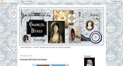 Desktop Screenshot of colonialbytes.blogspot.com