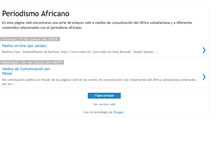 Tablet Screenshot of periodismoafricano.blogspot.com