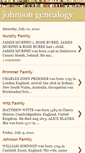 Mobile Screenshot of johnsonwittprimmermurphygenealogy.blogspot.com