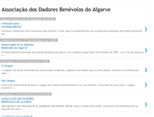 Tablet Screenshot of dadoresdesangue.blogspot.com