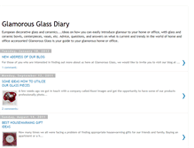 Tablet Screenshot of glamorous-glass.blogspot.com