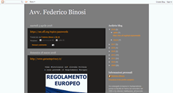 Desktop Screenshot of federicobinosi.blogspot.com