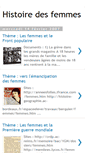Mobile Screenshot of histoirefemmeslettre.blogspot.com
