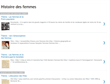 Tablet Screenshot of histoirefemmeslettre.blogspot.com