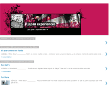 Tablet Screenshot of japan-experiences.blogspot.com