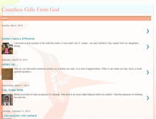 Tablet Screenshot of countlessgiftsfromgod.blogspot.com