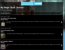 Tablet Screenshot of mymagicbookreview.blogspot.com