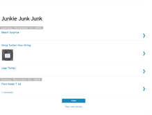 Tablet Screenshot of junk-trunk-jink.blogspot.com