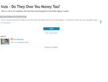 Tablet Screenshot of inzolandlords.blogspot.com