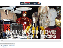 Tablet Screenshot of hollywoodmoviecostumesandprops.blogspot.com