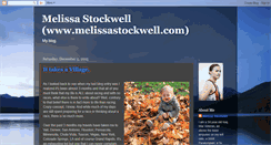 Desktop Screenshot of melissastockwell.blogspot.com