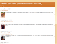 Tablet Screenshot of melissastockwell.blogspot.com