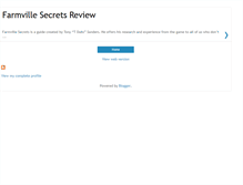 Tablet Screenshot of farmville-secrets-review.blogspot.com