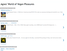 Tablet Screenshot of agnesworldofveganpleasures.blogspot.com