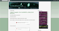 Desktop Screenshot of grisostomos.blogspot.com