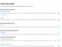 Tablet Screenshot of interfete-web2008.blogspot.com