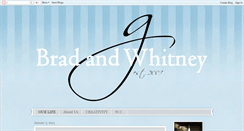 Desktop Screenshot of bradandwhitney.blogspot.com