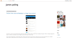 Desktop Screenshot of jamespoling.blogspot.com