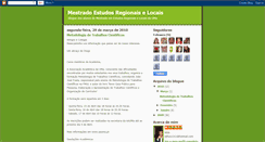 Desktop Screenshot of mestradoestudosregionaiselocais.blogspot.com