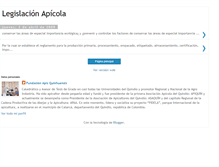 Tablet Screenshot of legislacionapicola.blogspot.com