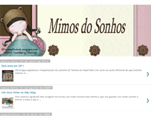 Tablet Screenshot of mimos-do-sonhos.blogspot.com