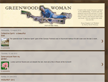 Tablet Screenshot of greenwoodwoman.blogspot.com