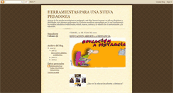 Desktop Screenshot of herramientasparaunanuevapedagogia.blogspot.com